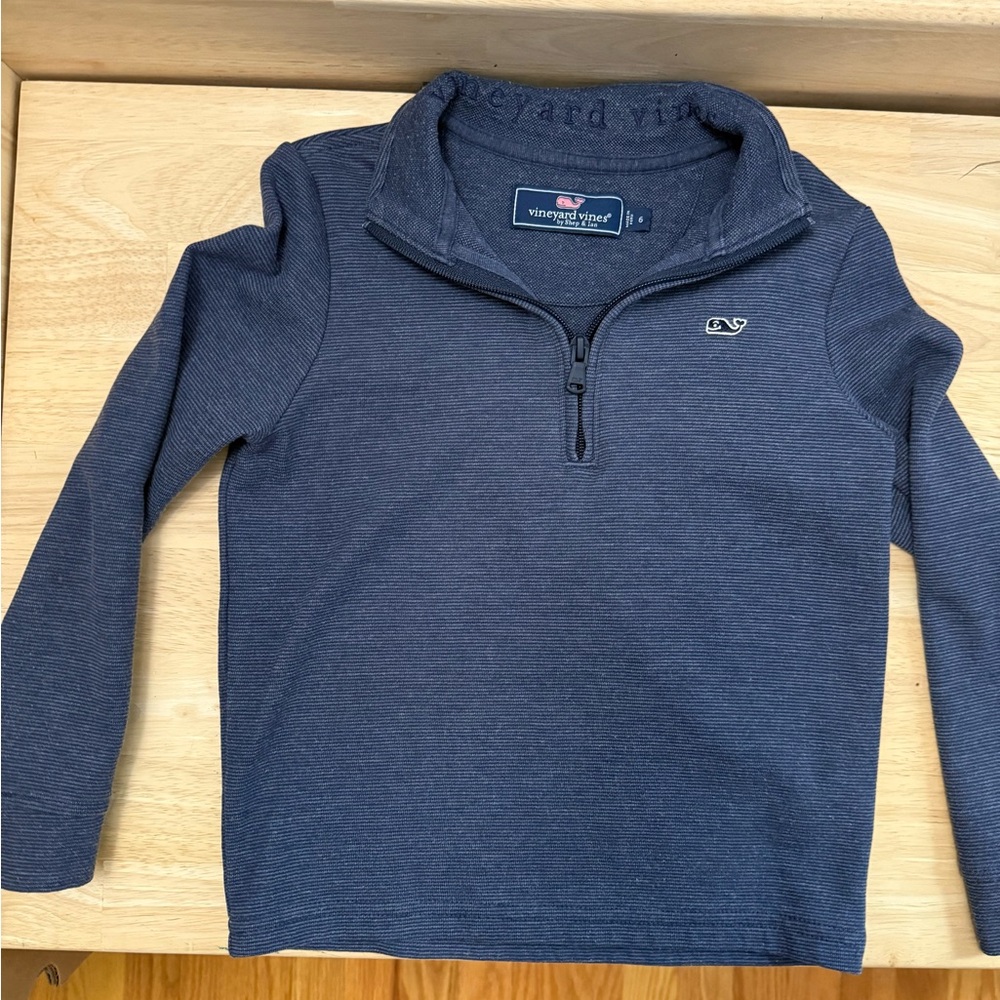 Vineyard Vines Kids Blue Pullover Shirt